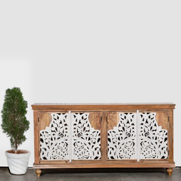 Carved Sideboard (Natural Top)